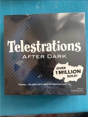 Telestrations After Dark Party Game - Black Box
